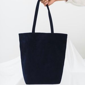 Baggu Midnight Leather Tote